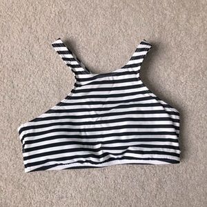 Striped swimsuit